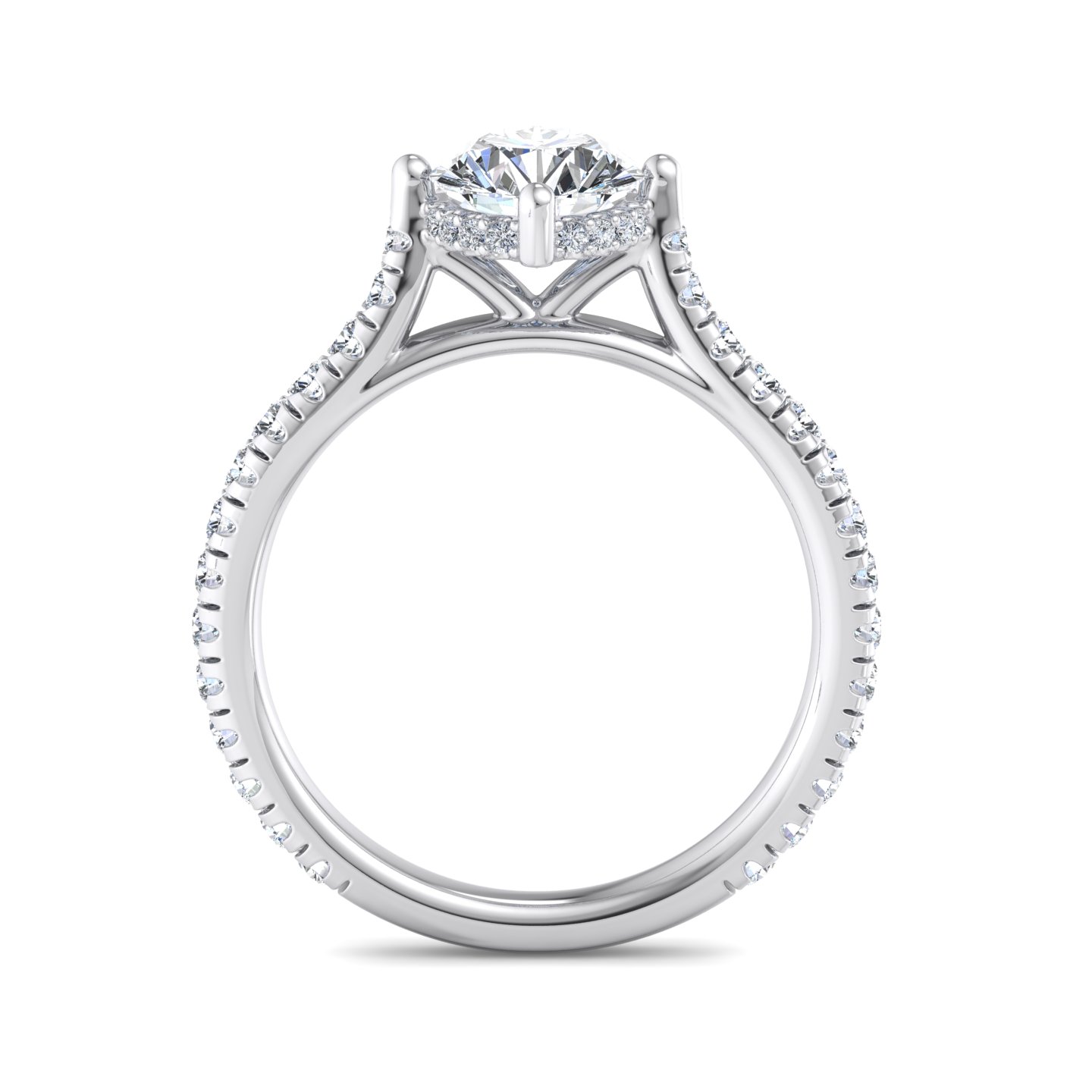 Madelyn Hidden Halo Engagement Ring